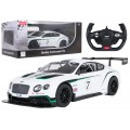 R/C Car 1:14 Bentley Continental GT3 White RASTAR