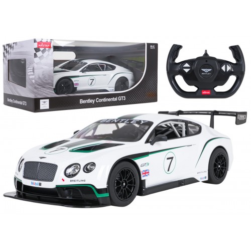 R/C Car 1:14 Bentley Continental GT3 White RASTAR