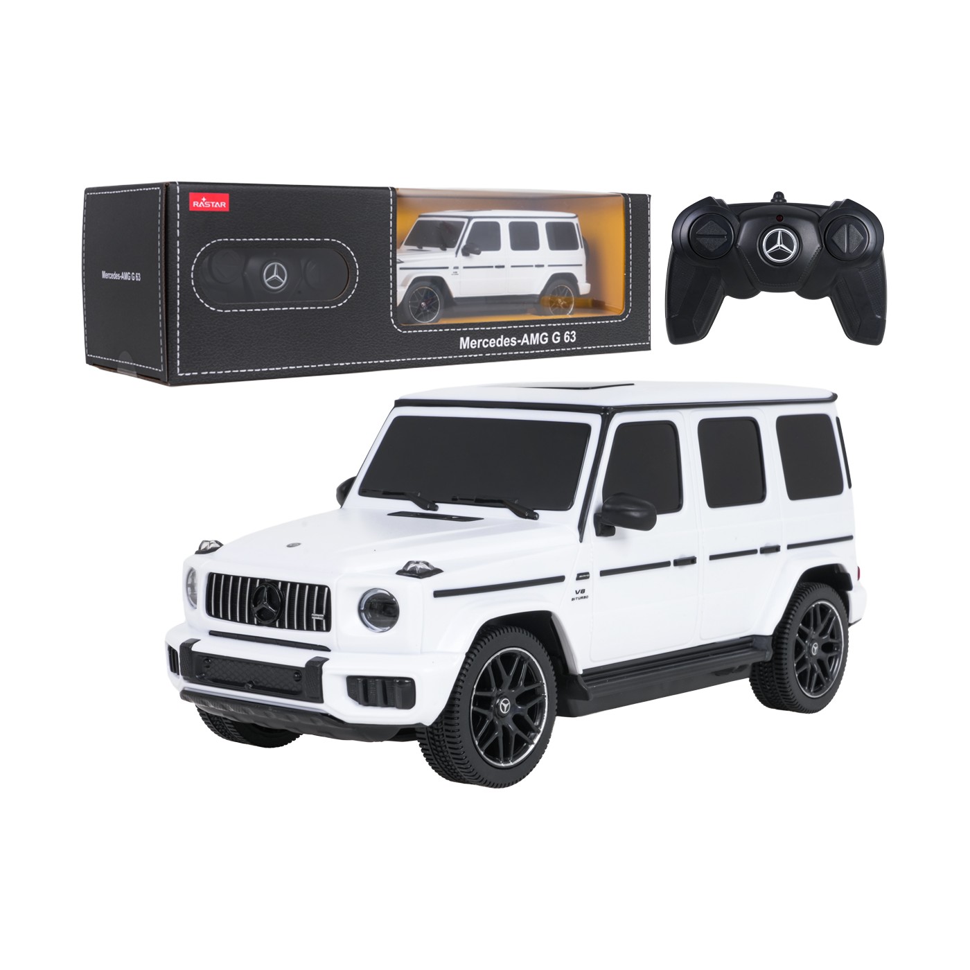 R/C 1:24 Mercedes AMG G63 White RASTAR