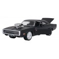Metal Car 1:36 1970 Dodge Charger R/T Black RASTAR