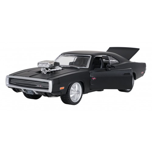 Metal Car 1:36 1970 Dodge Charger R/T Black RASTAR