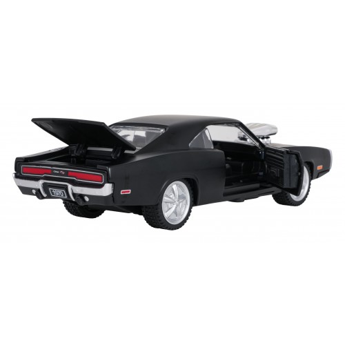 Metal Car 1:36 1970 Dodge Charger R/T Black RASTAR