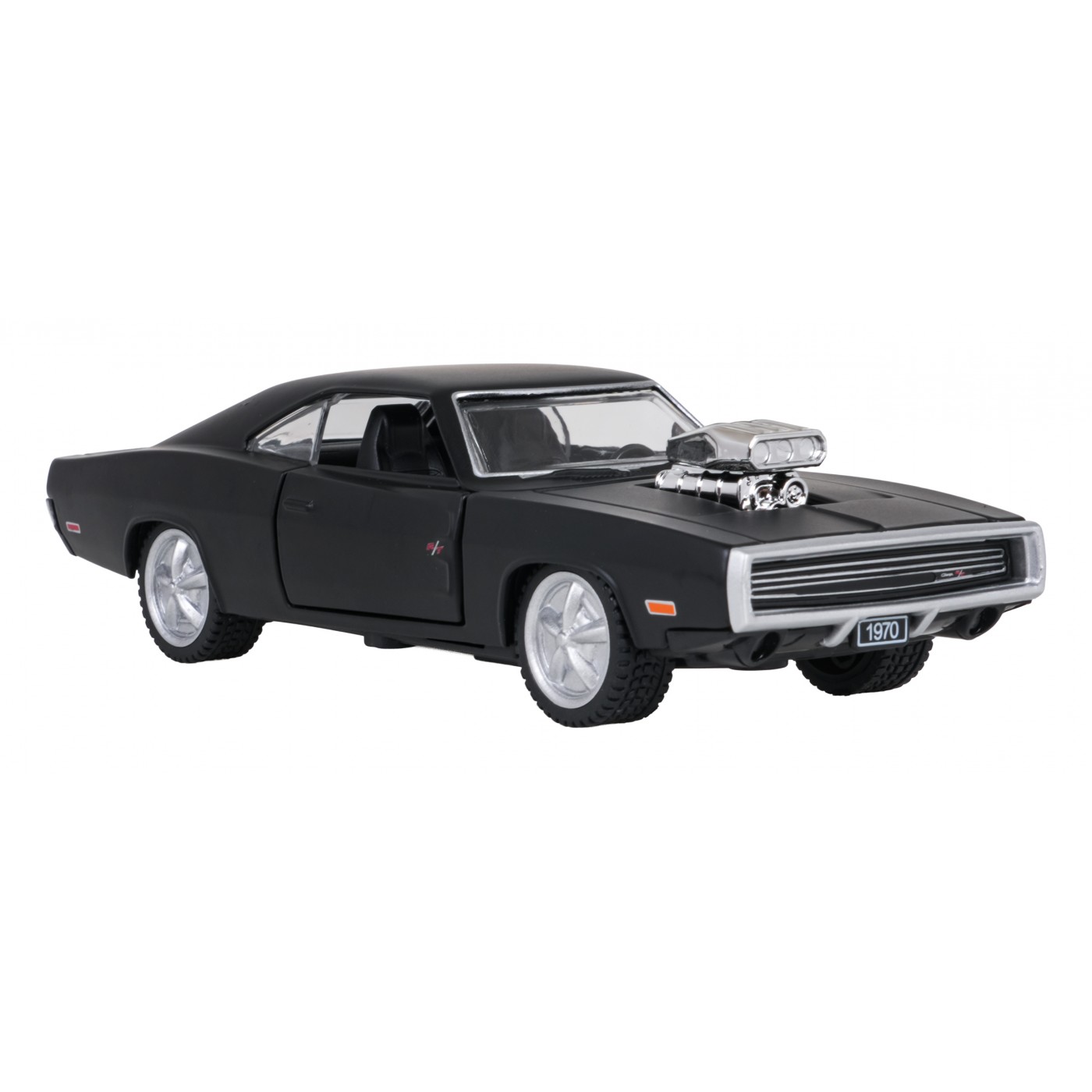 Metal Car 1:36 1970 Dodge Charger R/T Black RASTAR