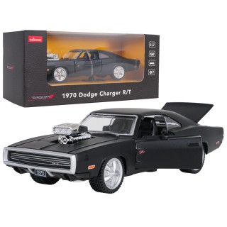 Metal Car 1:36 1970 Dodge Charger R/T Black RASTAR