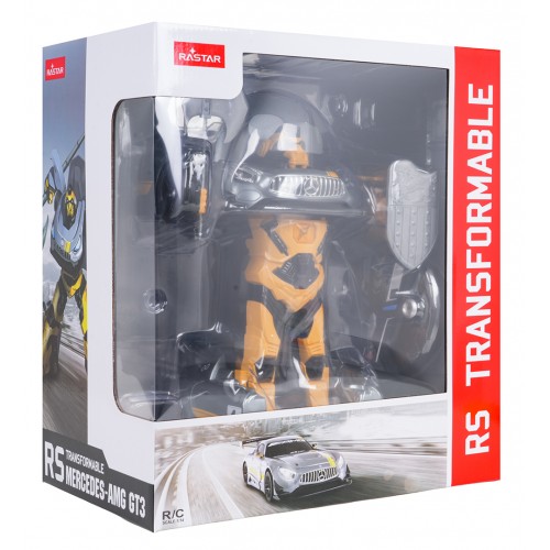 Car/Robot 2in1 R/C 1:14 Mercedes-AMG GT3 Gray RASTAR