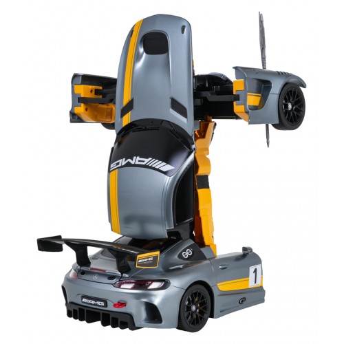 Car/Robot 2in1 R/C 1:14 Mercedes-AMG GT3 Gray RASTAR