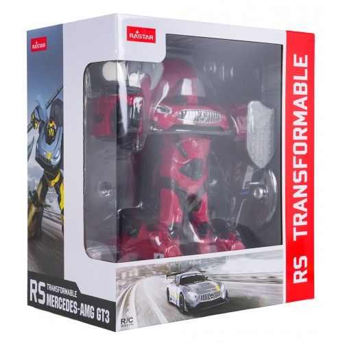 Car/Robot 2in1 R/C 1:14 Mercedes-AMG GT3 Red RASTAR