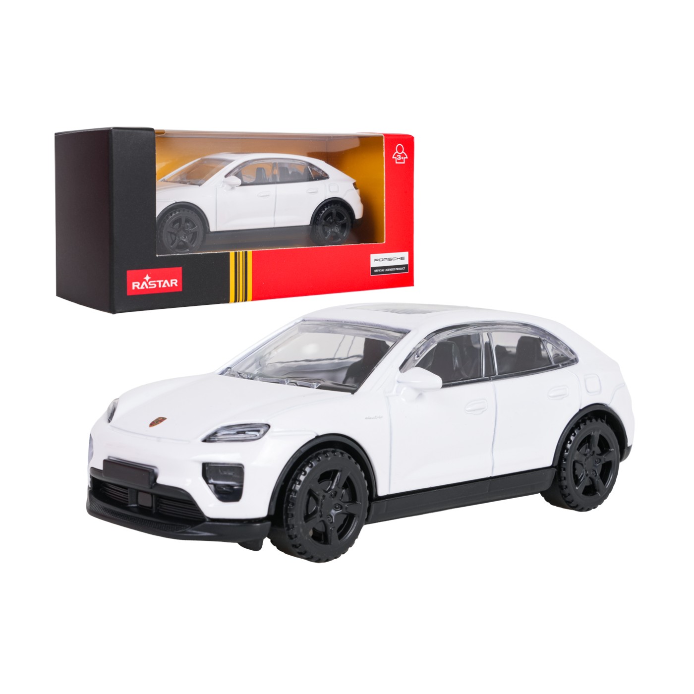 Metal Car 1:43 Porsche Macan White RASTAR