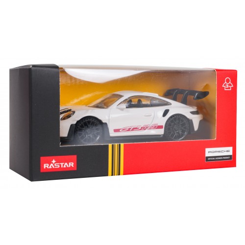 Metal Car 1:43 Porsche 911 GT3 RS White RASTAR