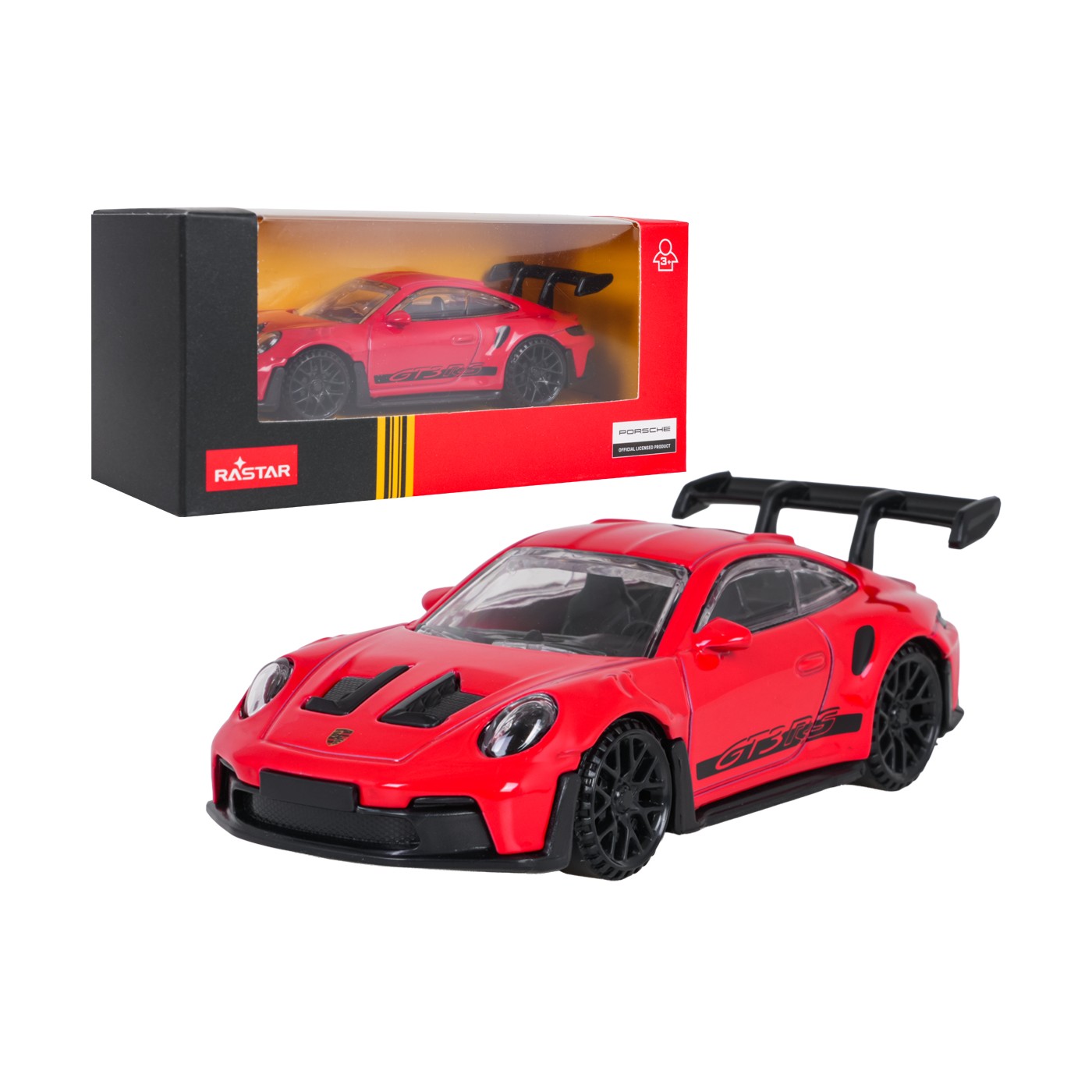 Metal Car 1:43 Porsche 911 GT3 RS Red RASTAR