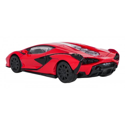 Metal Car 1:43 Lamborghini Sian Red RASTAR
