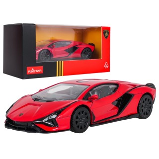 Metal Car 1:43 Lamborghini Sian Red RASTAR