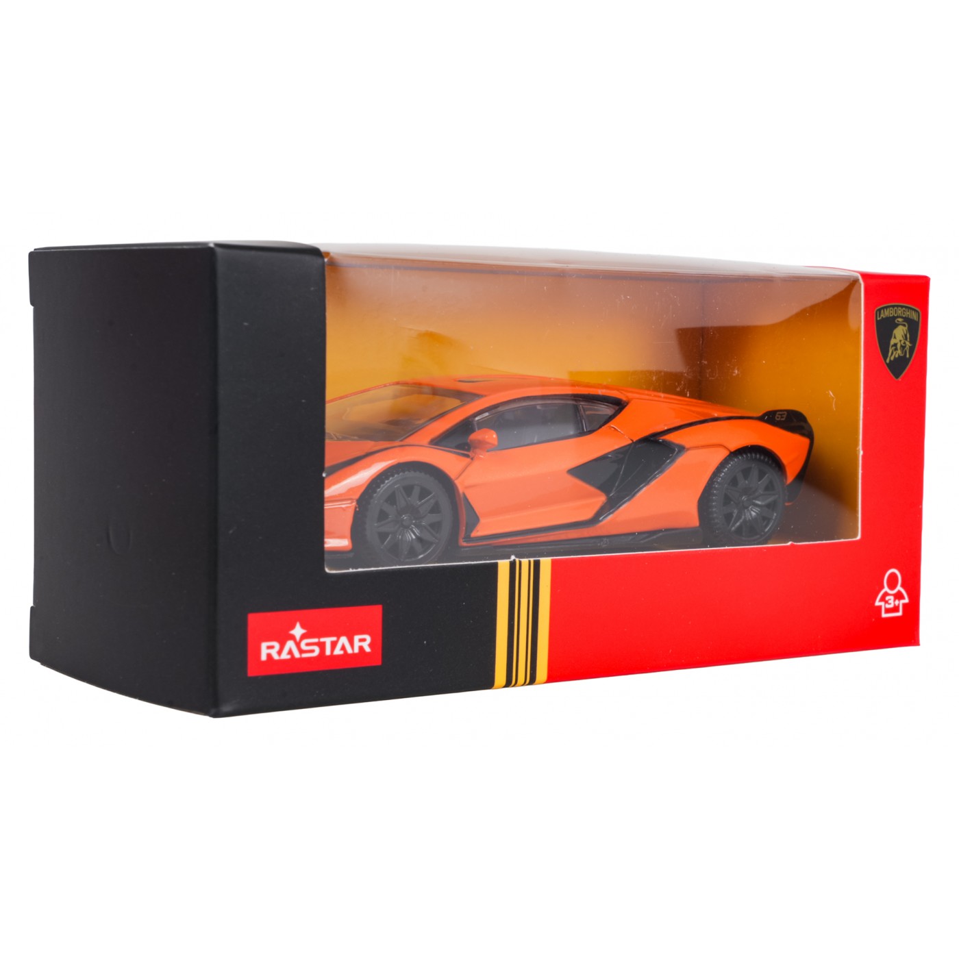 Metal Car 1:43 Lamborghini Sian Orange RASTAR