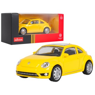 Metal Car 1:43 Volkswagen Beetle Yellow RASTAR
