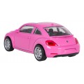 Metal Car 1:43 Volkswagen Beetle Pink RASTAR