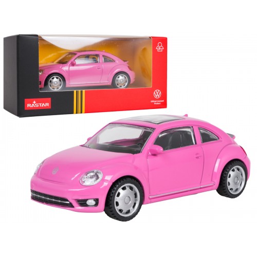 Metal Car 1:43 Volkswagen Beetle Pink RASTAR