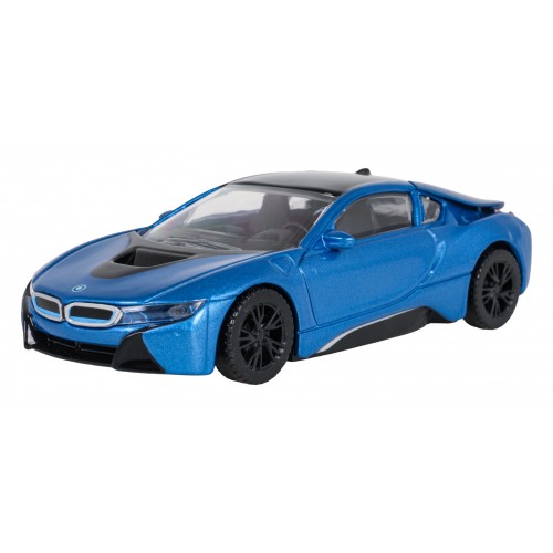 Metal Car 1:43 BMW i8 Blue RASTAR