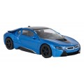 Metal Car 1:43 BMW i8 Blue RASTAR