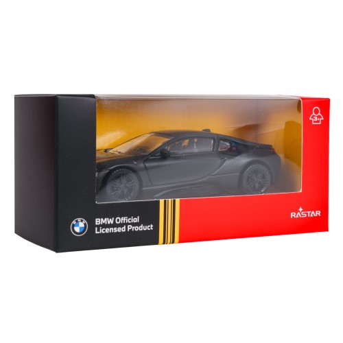 Metal Car 1:43 BMW i8 Black RASTAR