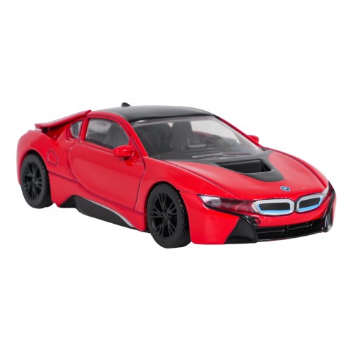 Metal Car 1:43 BMW i8 Red RASTAR