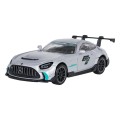 Metal Car 1:43 Mercedes-AMG GT2 Silver RASTAR
