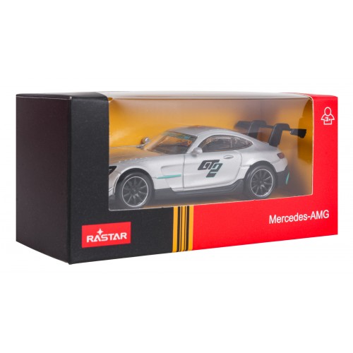Metal Car 1:43 Mercedes-AMG GT2 Silver RASTAR