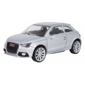 Metal Car 1:43 Audi A1 Silver RASTAR