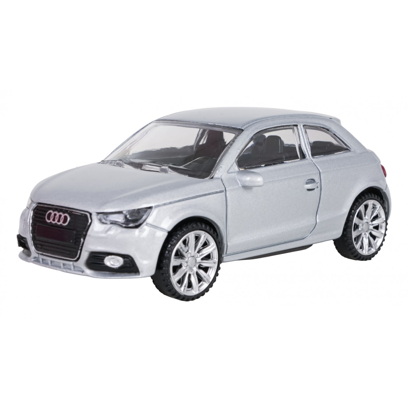 Metal Car 1:43 Audi A1 Silver RASTAR