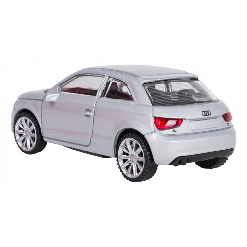 Metal Car 1:43 Audi A1 Silver RASTAR