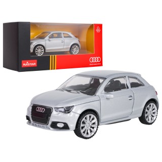 Metal Car 1:43 Audi A1 Silver RASTAR