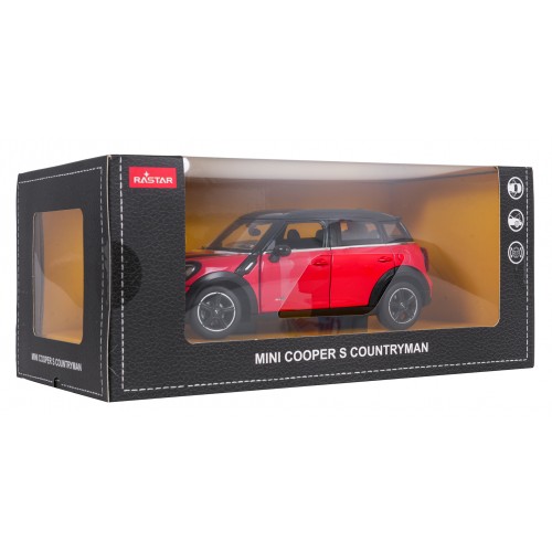 Metal Car 1:24 MINI Countryman Red RASTAR