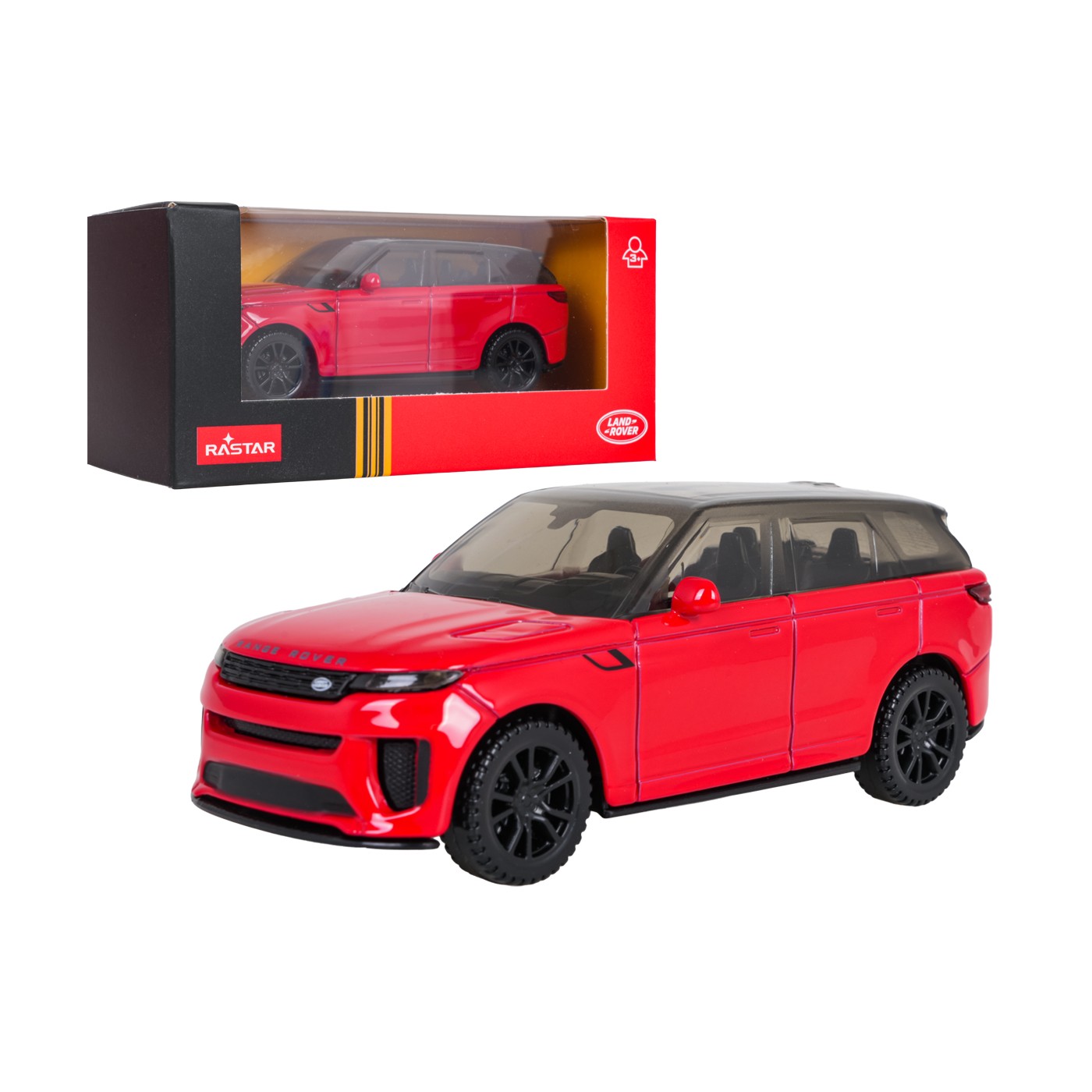 Metal Car 1:43 Range Rover Sport SV Red RASTAR