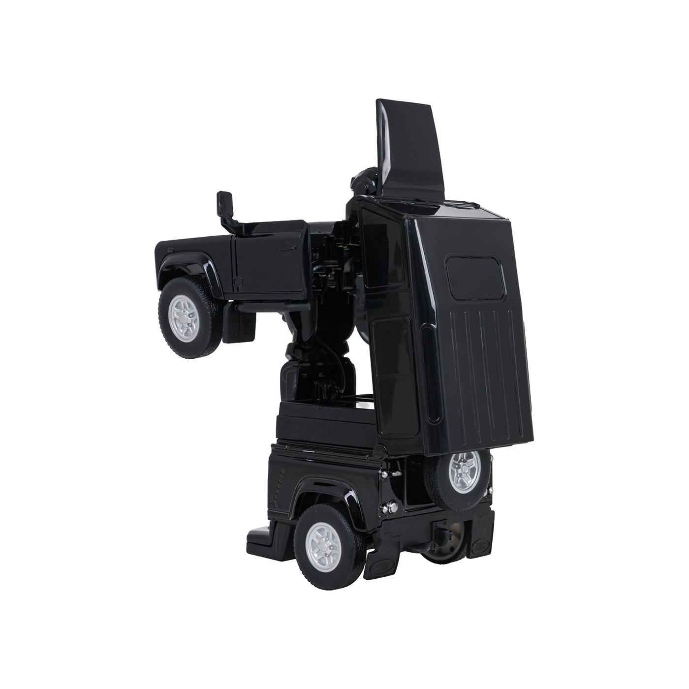 Metal Car/Robot 2in1 1:32 Land Rover Defender Black RASTAR