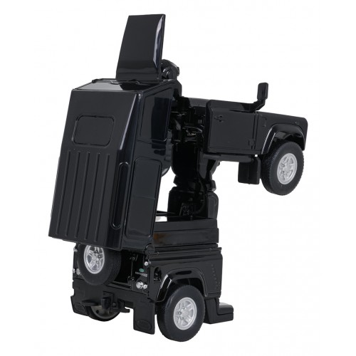 Metal Car/Robot 2in1 1:32 Land Rover Defender Black RASTAR