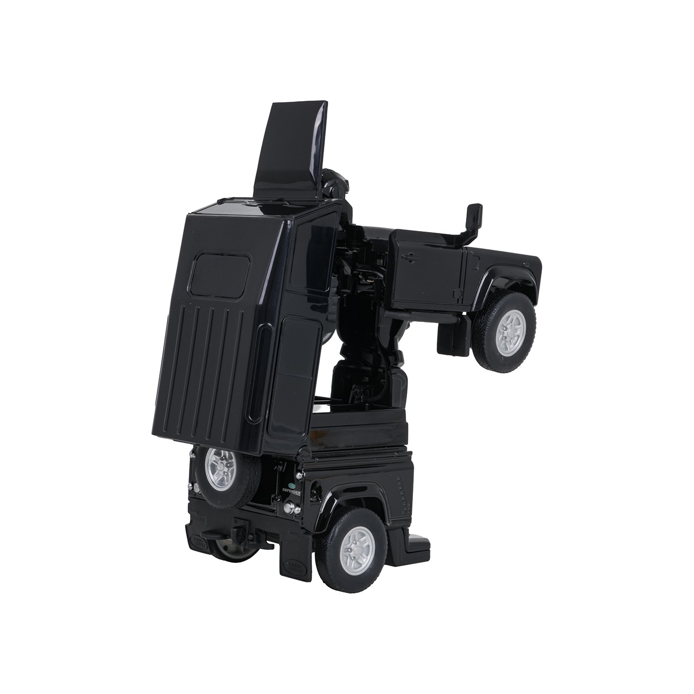 Metal Car/Robot 2in1 1:32 Land Rover Defender Black RASTAR