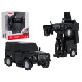 Metal Car/Robot 2in1 1:32 Land Rover Defender Black RASTAR