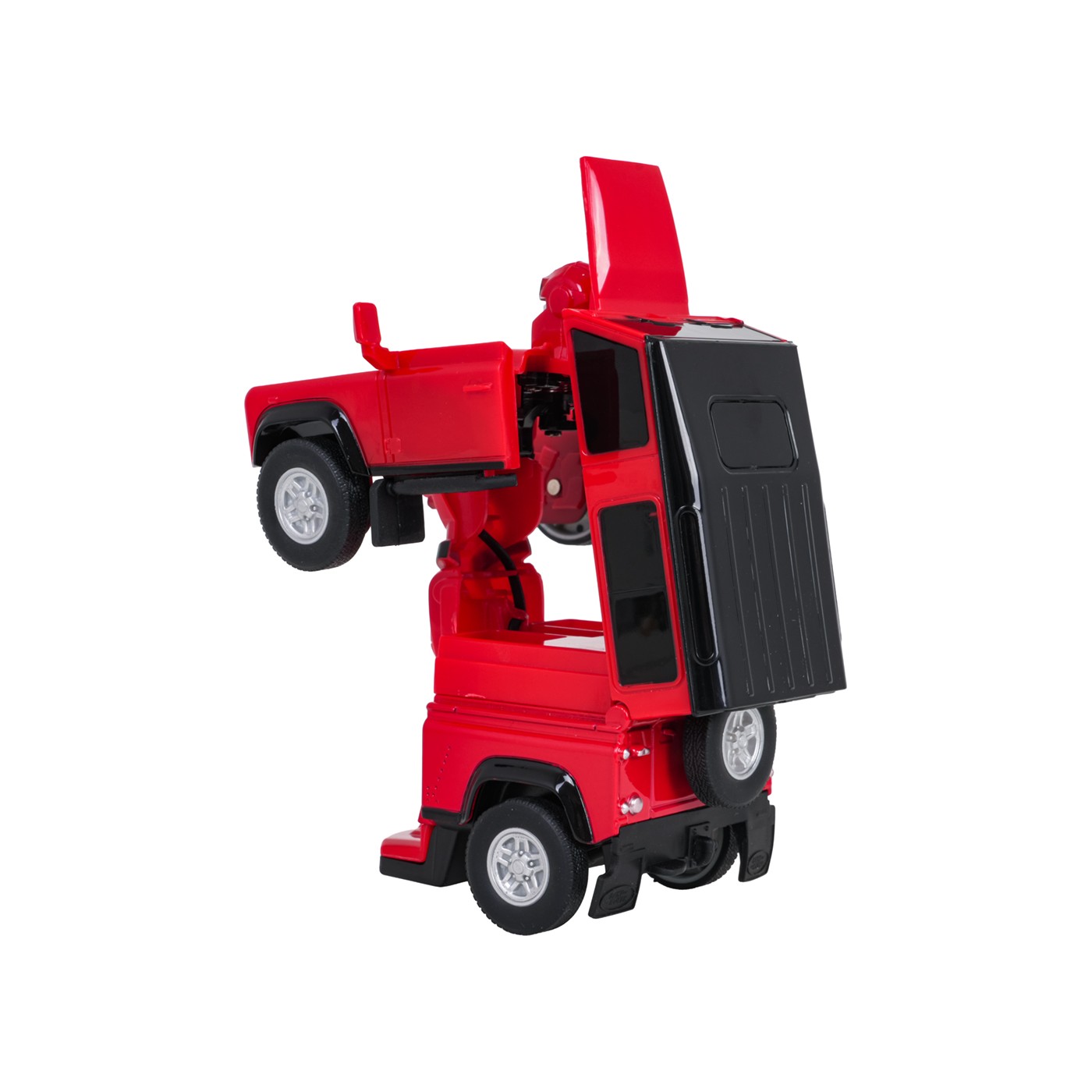 Metal Car/Robot 2in1 1:32 Land Rover Defender Red RASTAR
