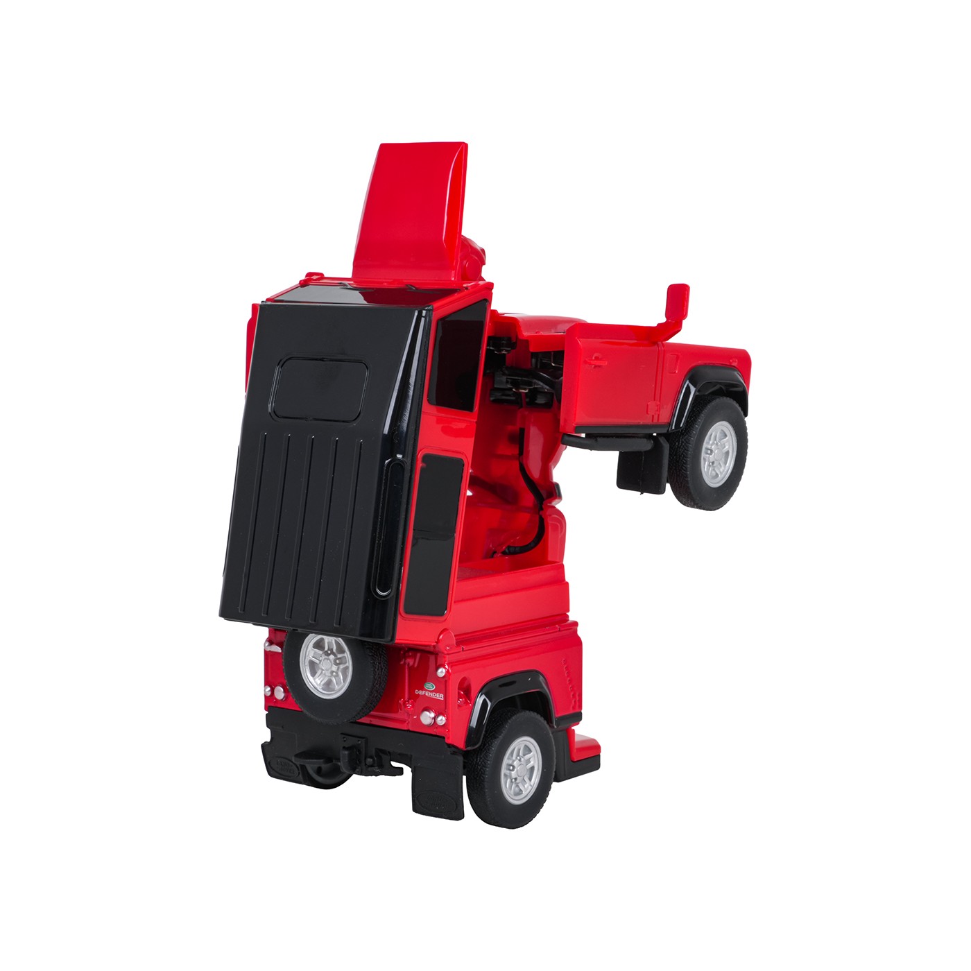 Metal Car/Robot 2in1 1:32 Land Rover Defender Red RASTAR