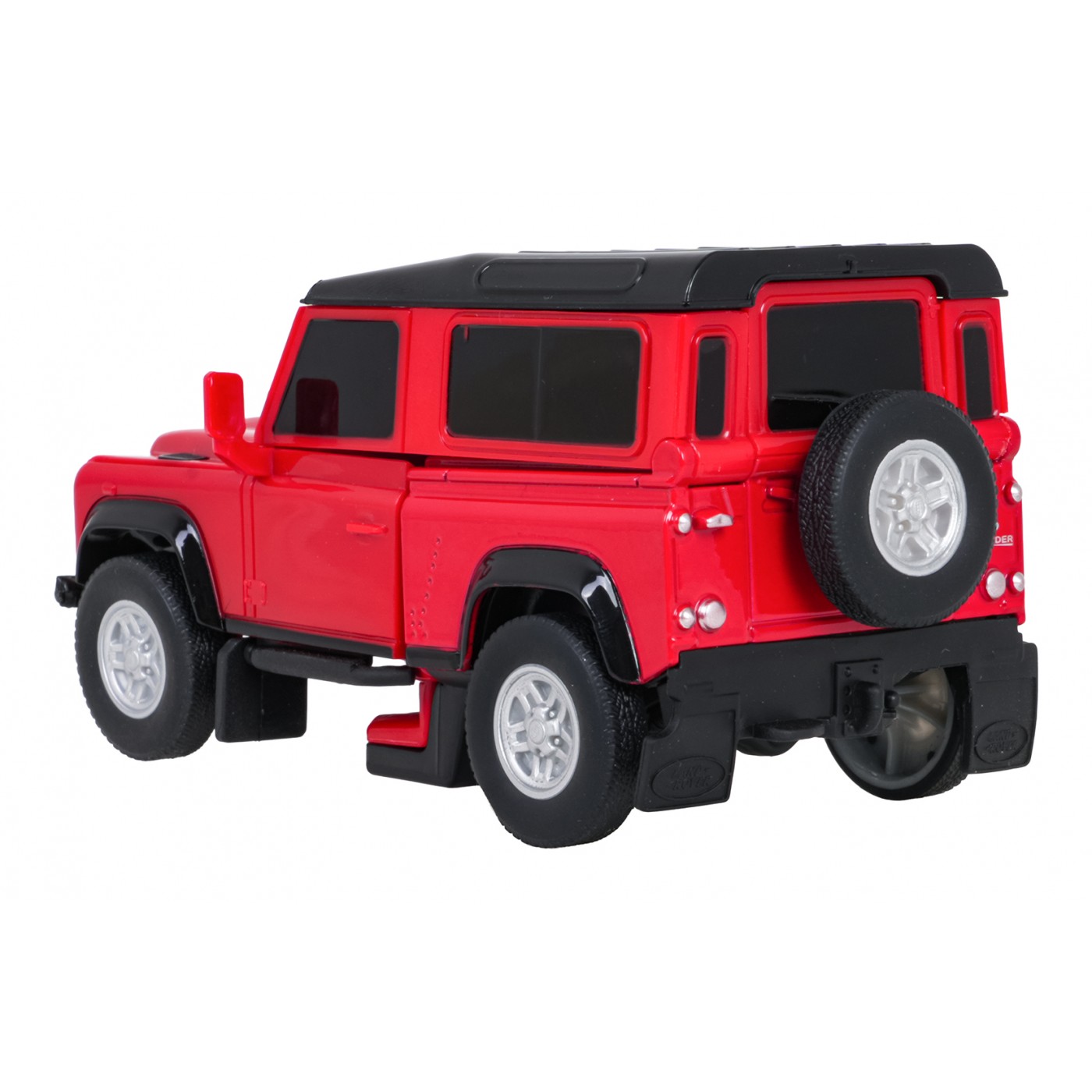 Metal Car/Robot 2in1 1:32 Land Rover Defender Red RASTAR