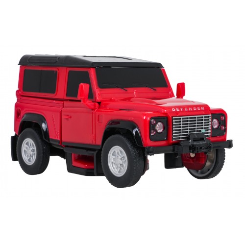 Metal Car/Robot 2in1 1:32 Land Rover Defender Red RASTAR