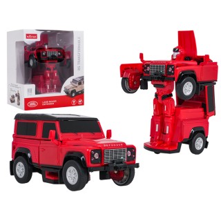 Metal Car/Robot 2in1 1:32 Land Rover Defender Red RASTAR