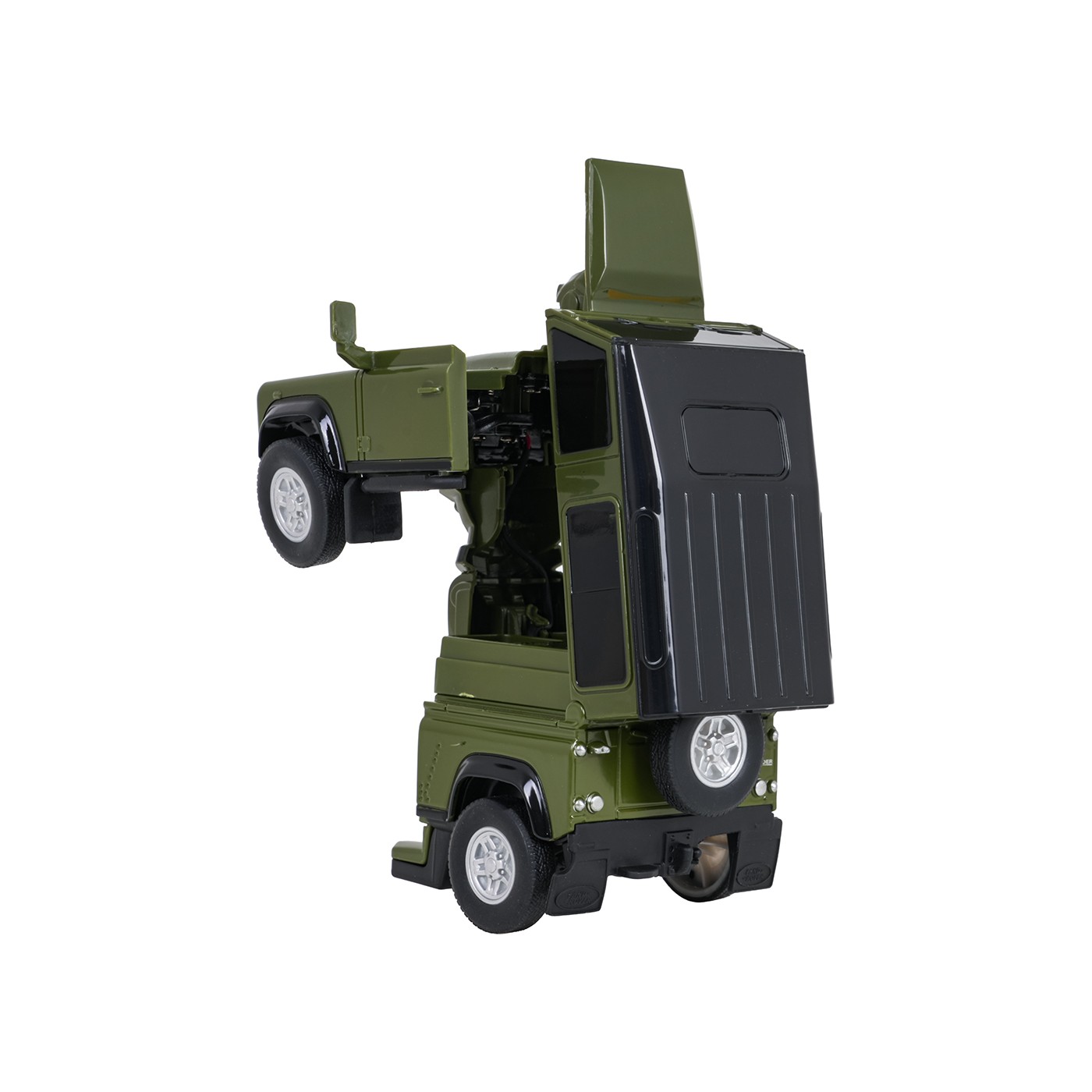 Metal Car/Robot 2in1 1:32 Land Rover Defender Green RASTAR