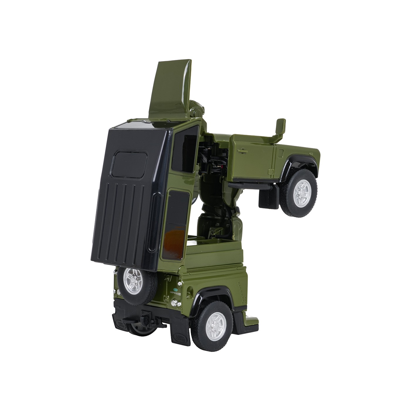 Metal Car/Robot 2in1 1:32 Land Rover Defender Green RASTAR