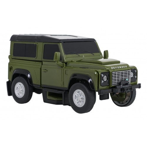 Metal Car/Robot 2in1 1:32 Land Rover Defender Green RASTAR