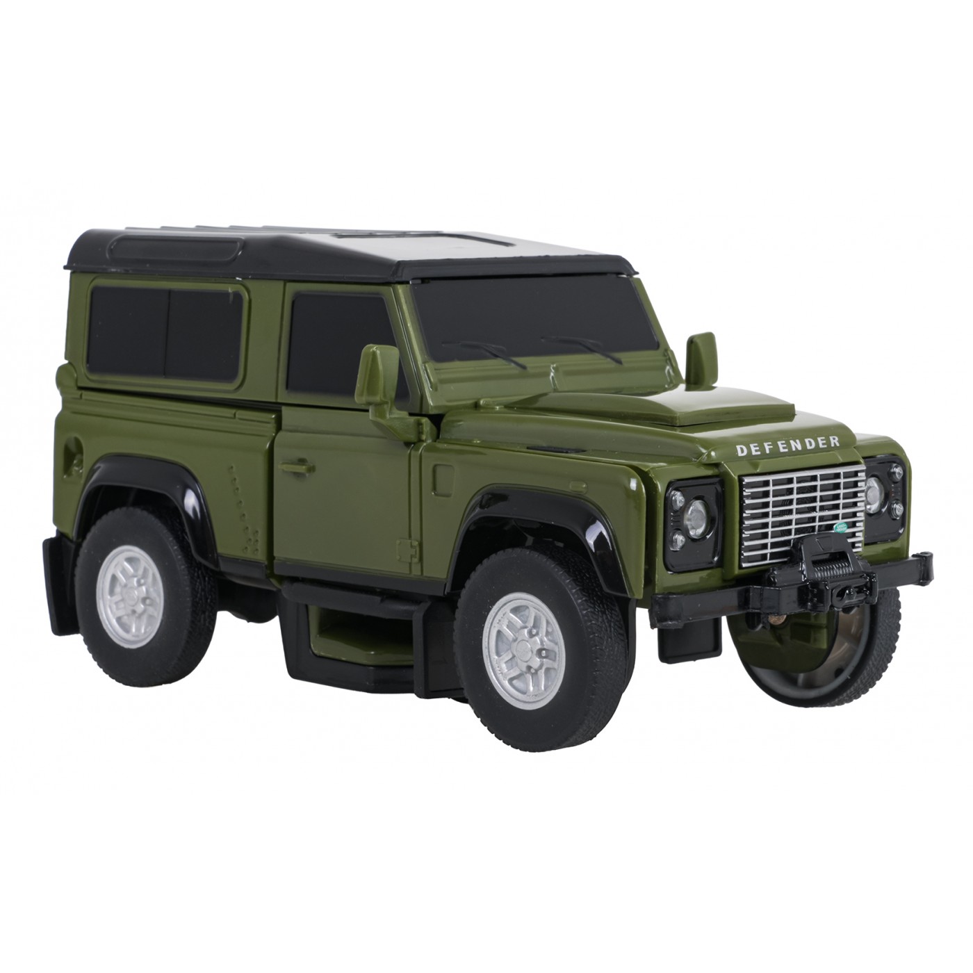 Metal Car/Robot 2in1 1:32 Land Rover Defender Green RASTAR