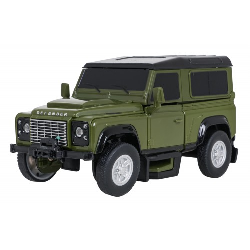 Metal Car/Robot 2in1 1:32 Land Rover Defender Green RASTAR
