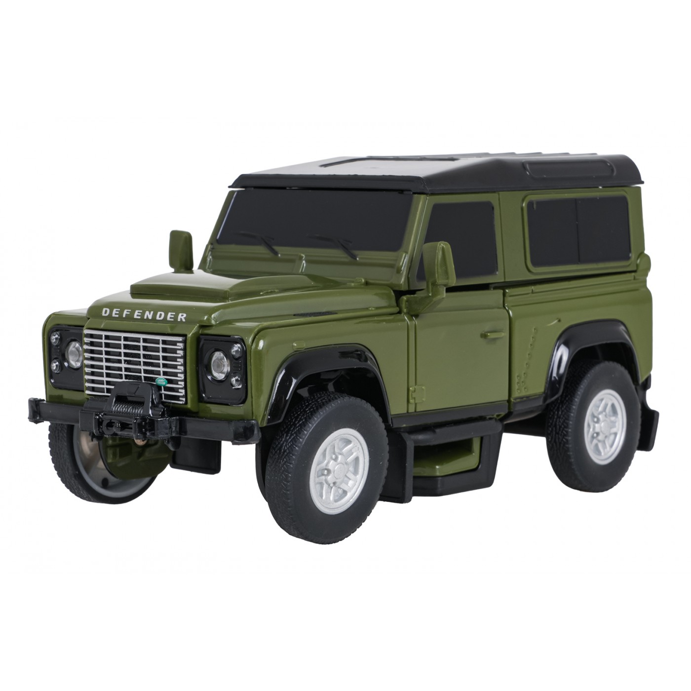 Metal Car/Robot 2in1 1:32 Land Rover Defender Green RASTAR