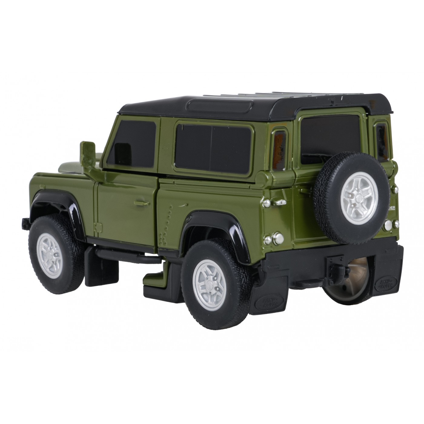 Metal Car/Robot 2in1 1:32 Land Rover Defender Green RASTAR