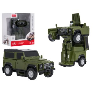 Metal Car/Robot 2in1 1:32 Land Rover Defender Green RASTAR