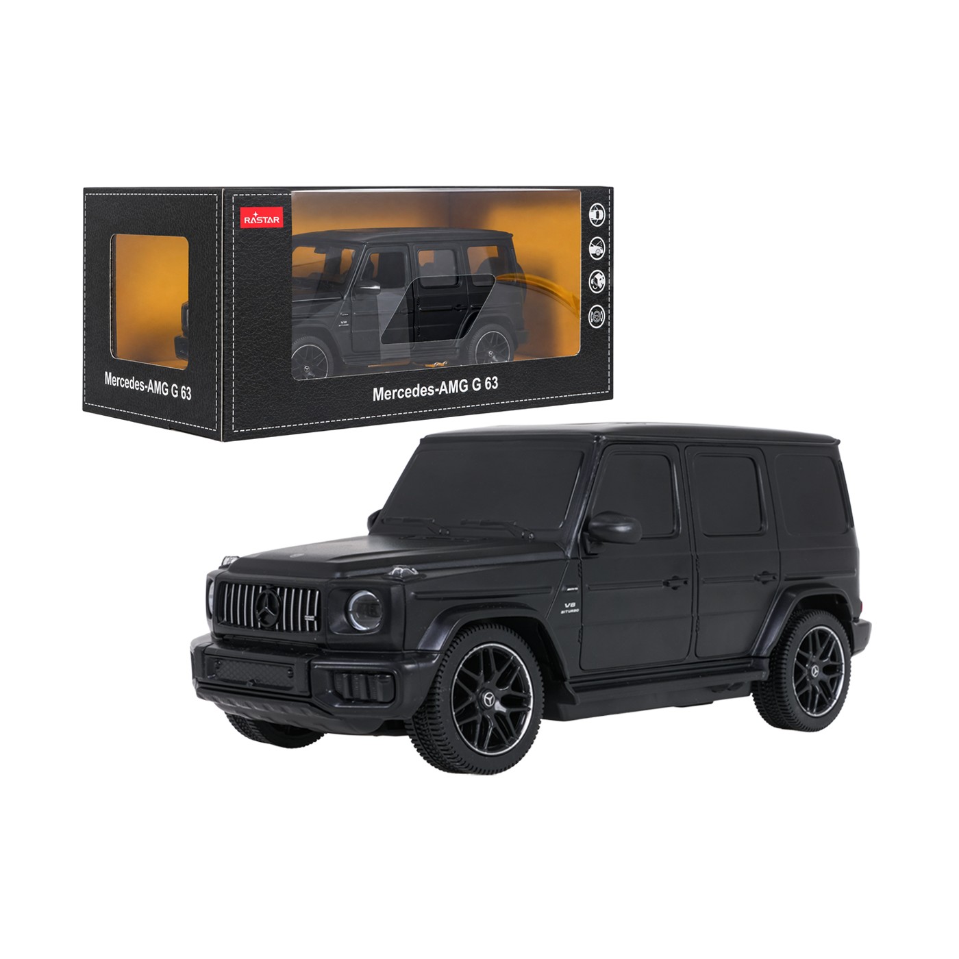Metal Car 1:24 Mercedes AMG G63 Black RASTAR